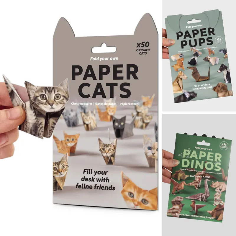 Art Craft Cat - Creatieve DIY Papieren Katten 50 Vellen