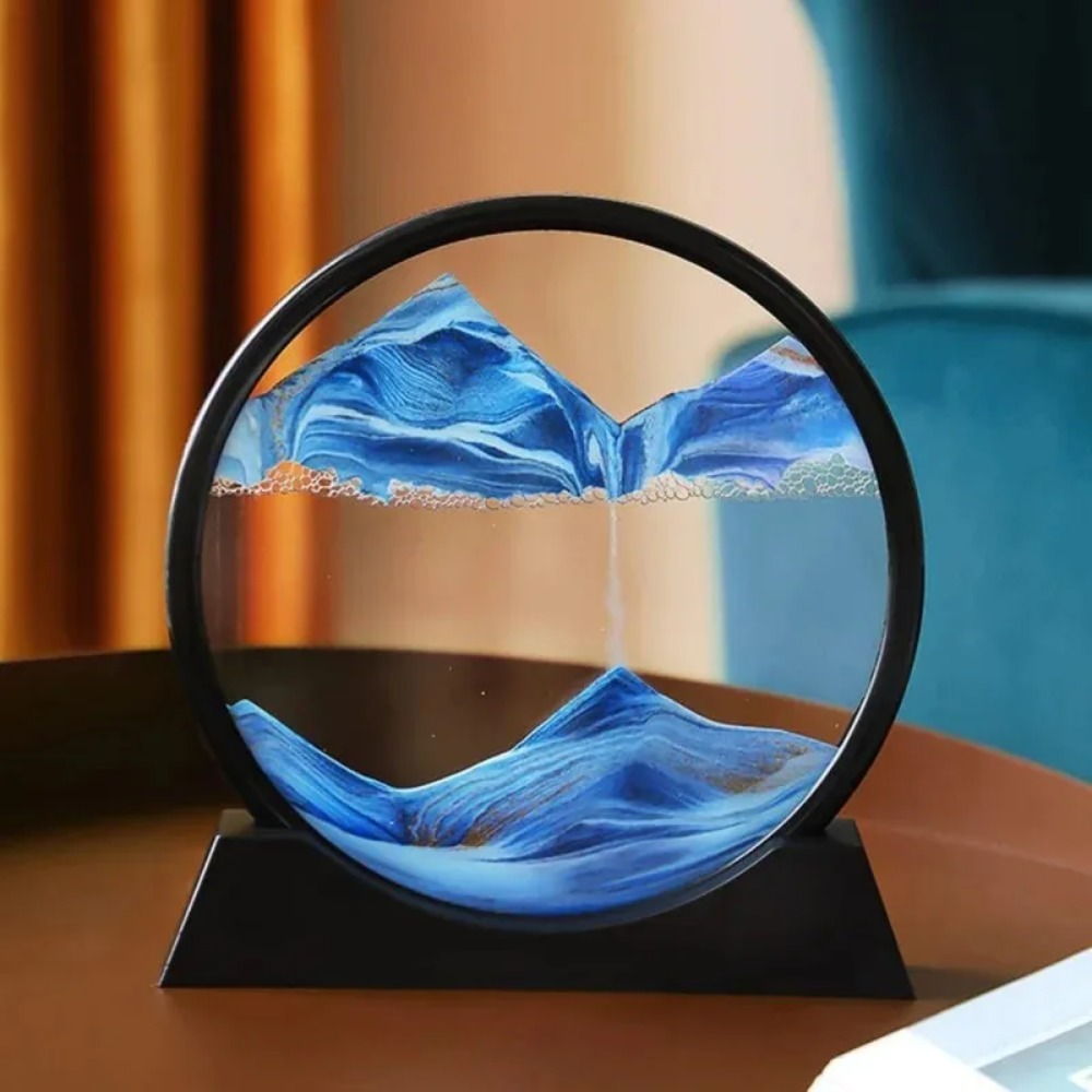 Art Craft Movement - 2028 3D Zandloper Kwartszand Bewegend Zand