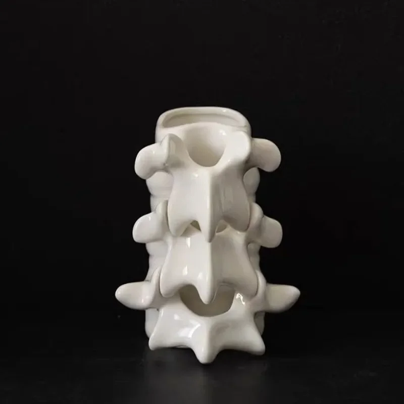 Art Craft Vase - Creatieve keramische wervelkolom koffiekopje waterbeker bot