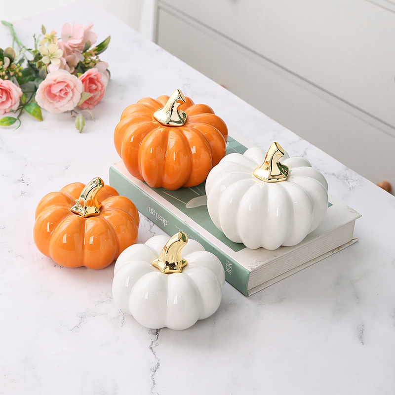 Art Craft Vegetables - Keramisch Grappig Groentenpompoen Halloween Ornament Huisdecoratie