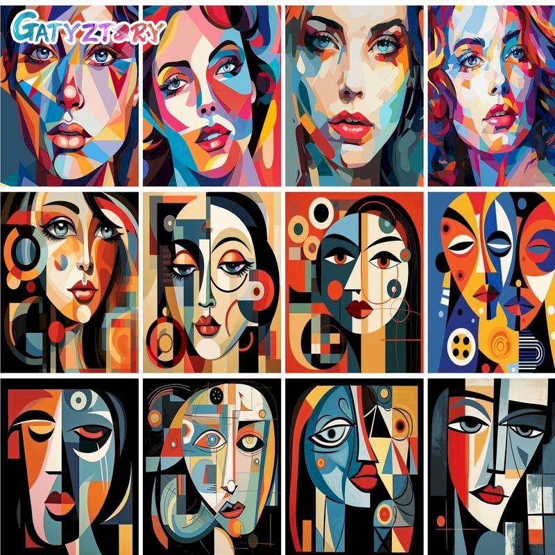 Art And Craft Numbers - GATYZTORY Acrylverf Frame Diy Schilderen Door