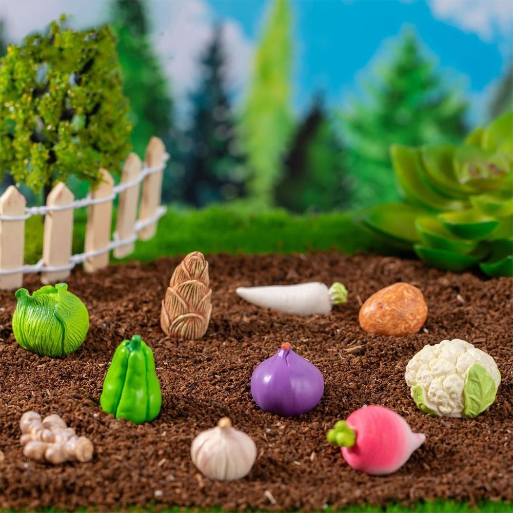 Art Craft Vegetables - Schattige Groentebeeldjes Miniaturen Mini Handwerk Simulatie