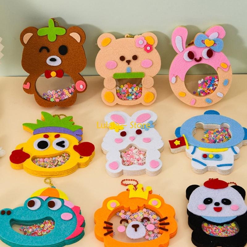 Art Craft Classes - Y4QA Cartoon Animal Shaker Hanger Craft