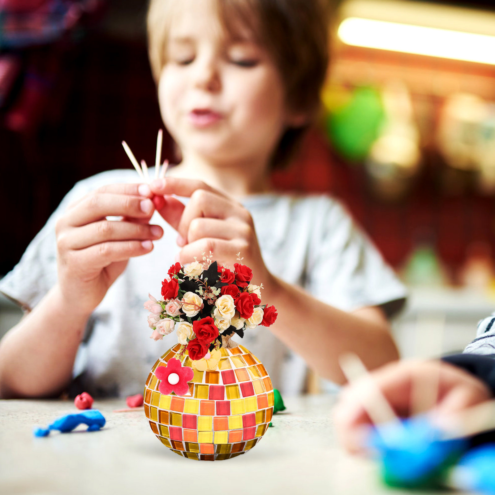 Art Craft Vase - 1Set DIY Mozaïekvaas Knutselset voor Volwassenen