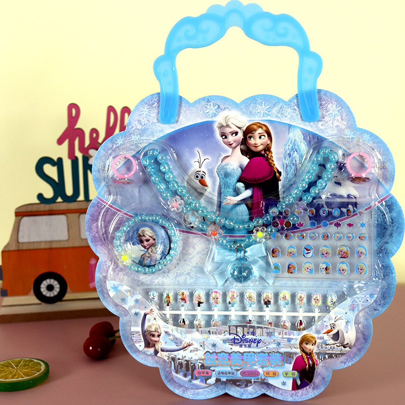 Art Craft Movement - Frozen nagelsticker ketting verkleedset, Frozen prinses