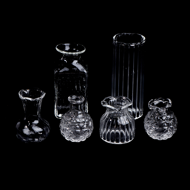 Art Craft Vase - 1 Stuks 1:12 Poppenhuis Miniatuur Bloempot