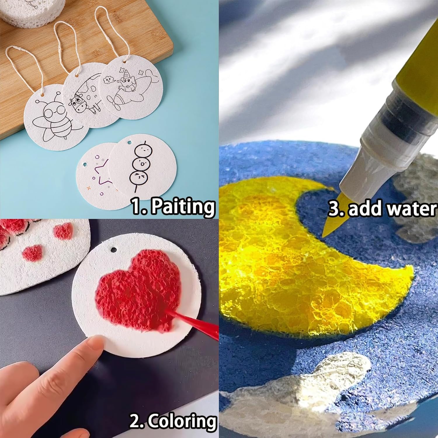 3D gezwollen schuimtextuur sch - Art Craft Board recensie en prijs