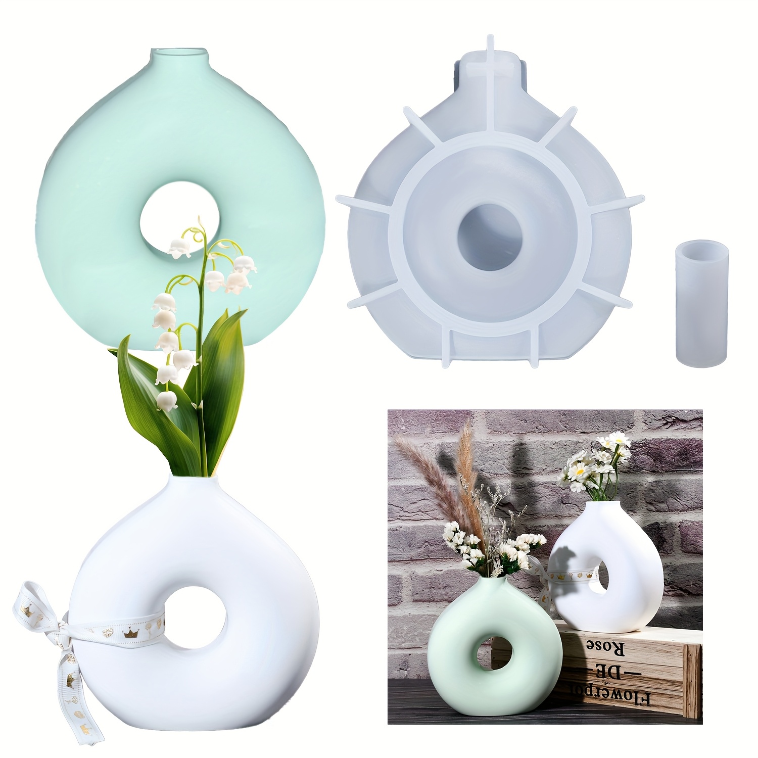 1 DIY ronde vaas siliconen mal - Art Craft Vase recensie en prijs