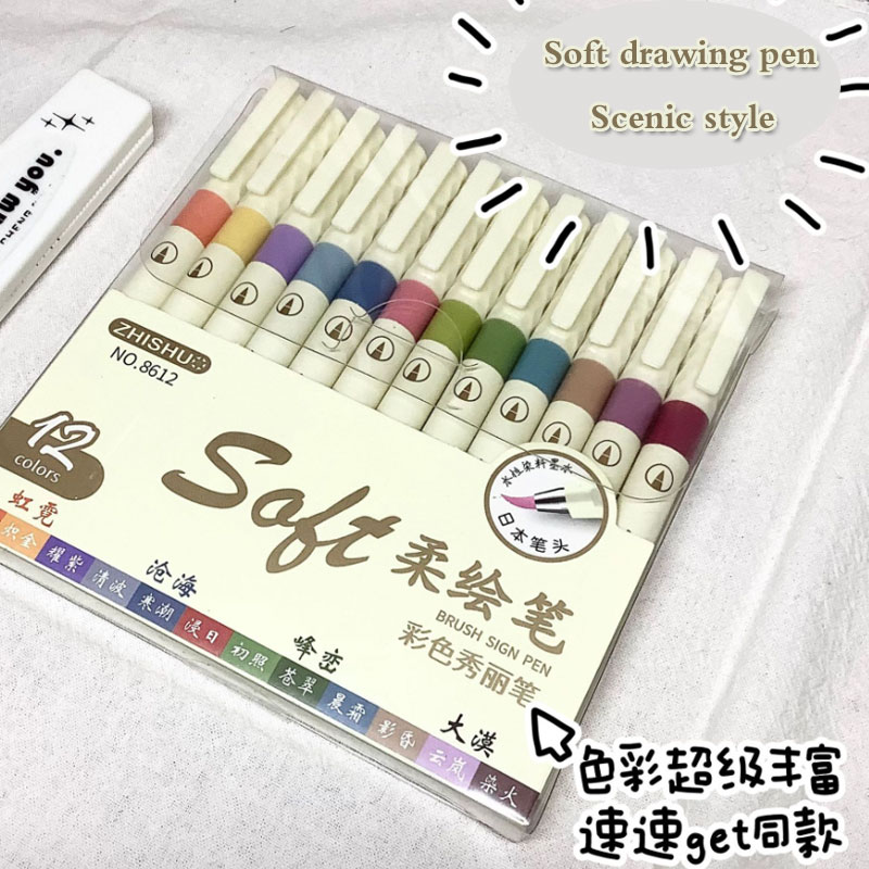 24/3 kleur Vintage aquarel bel - Watercolor Brush Pen recensie en prijs