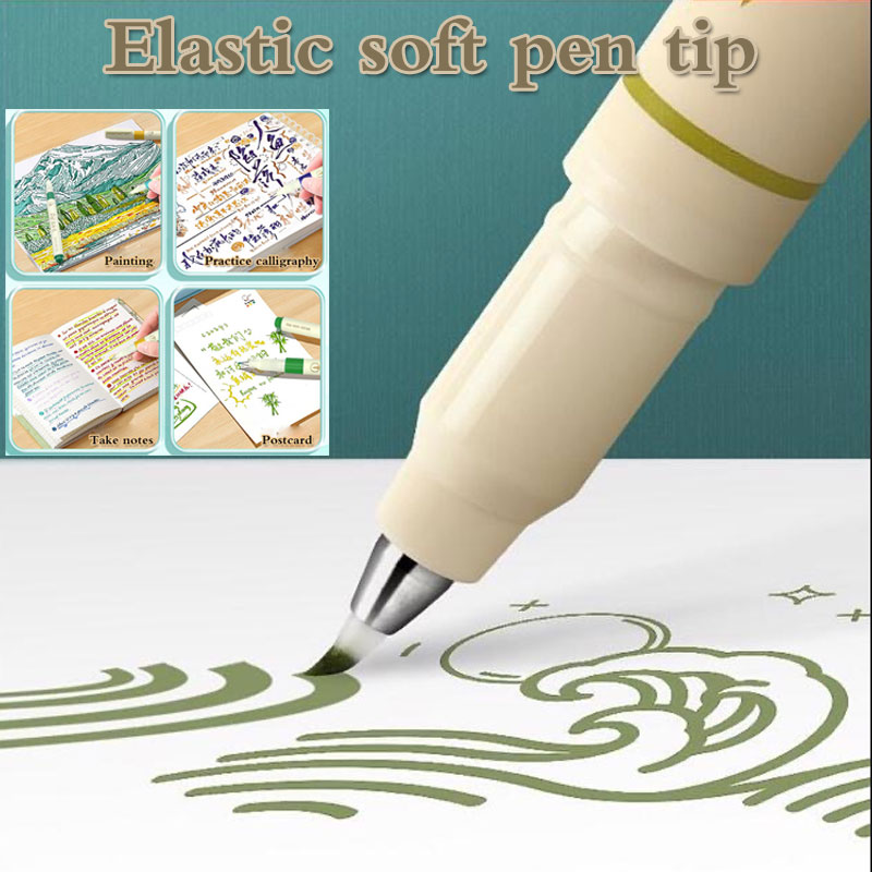 24/3 kleur Vintage aquarel bel - Watercolor Brush Pen recensie en prijs