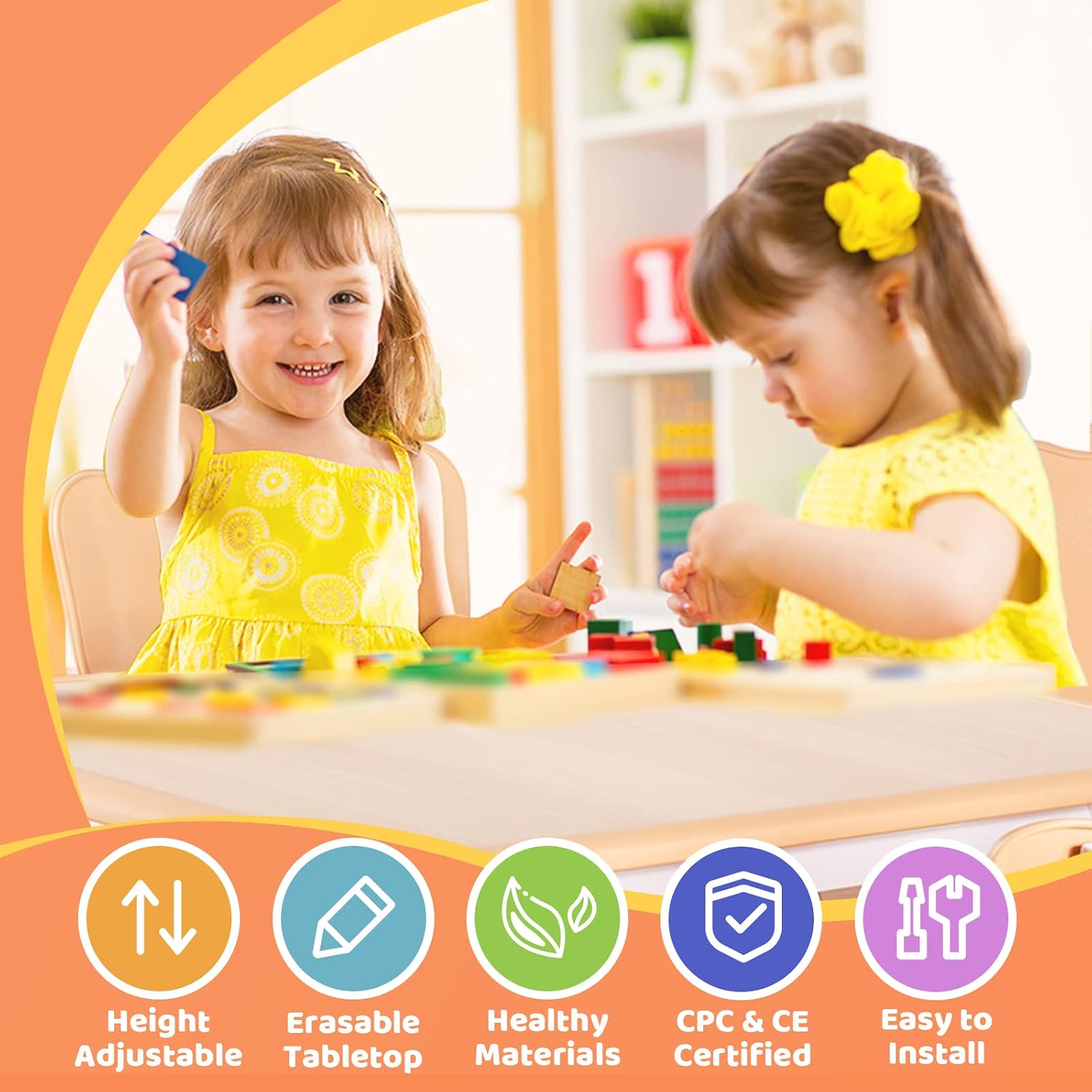 Kindertafel en 2 stoelenset, h - Art Craft Toddlers recensie en prijs
