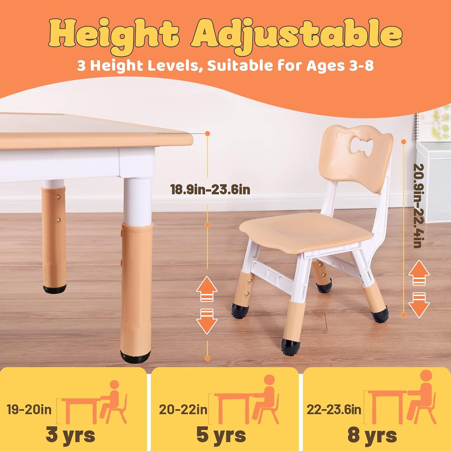 Kindertafel en 2 stoelenset, h - Art Craft Toddlers recensie en prijs