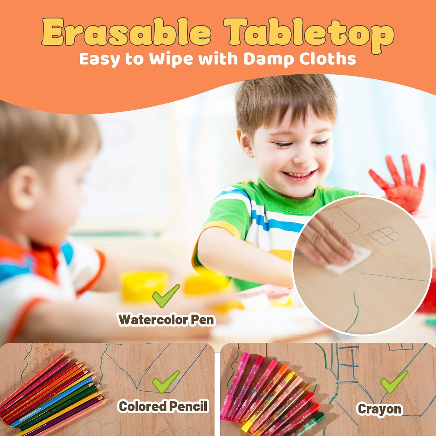Kindertafel en 2 stoelenset, h - Art Craft Toddlers recensie en prijs