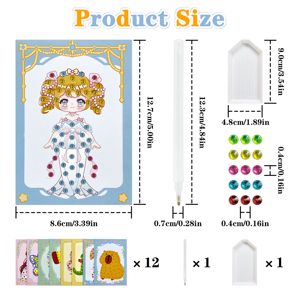16-delige Gem Kit DIY knutsels - Art And Craft Numbers recensie en prijs