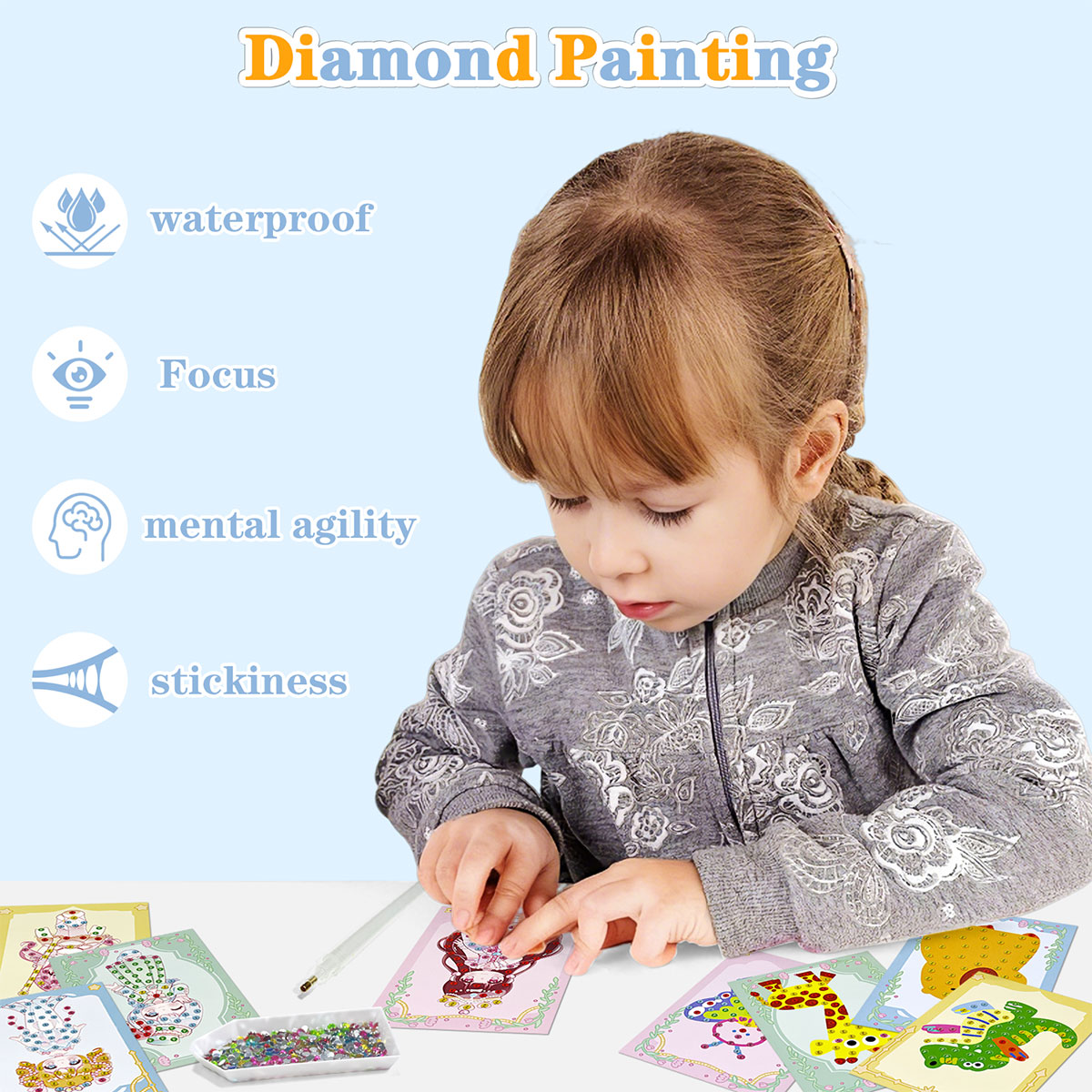 16-delige Gem Kit DIY knutsels - Art And Craft Numbers recensie en prijs