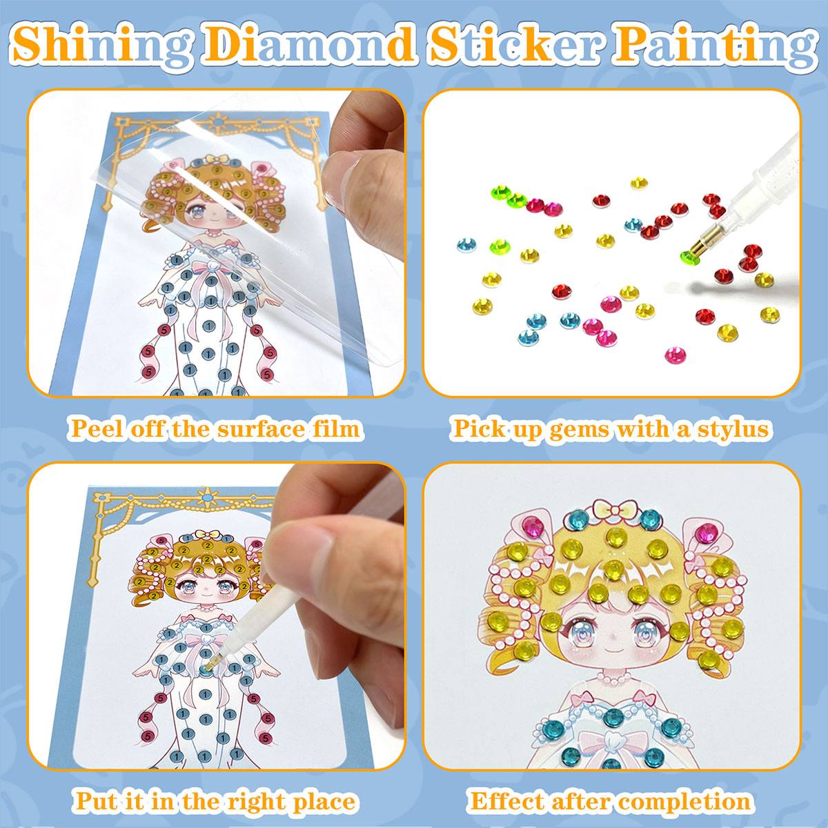 16-delige Gem Kit DIY knutsels - Art And Craft Numbers recensie en prijs