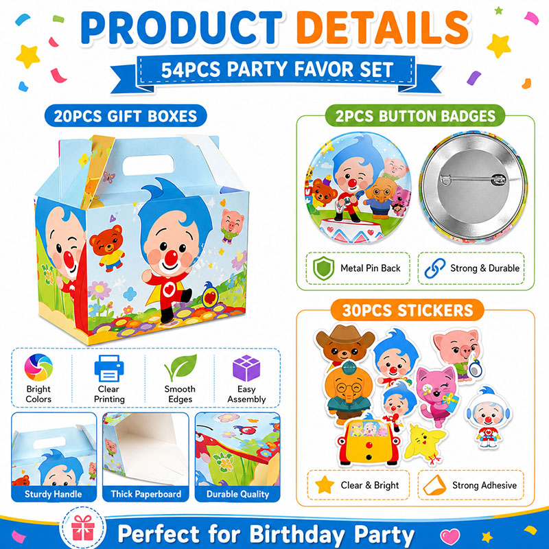 Clown Cartoon Patroon Papieren - Art Craft Movement recensie en prijs