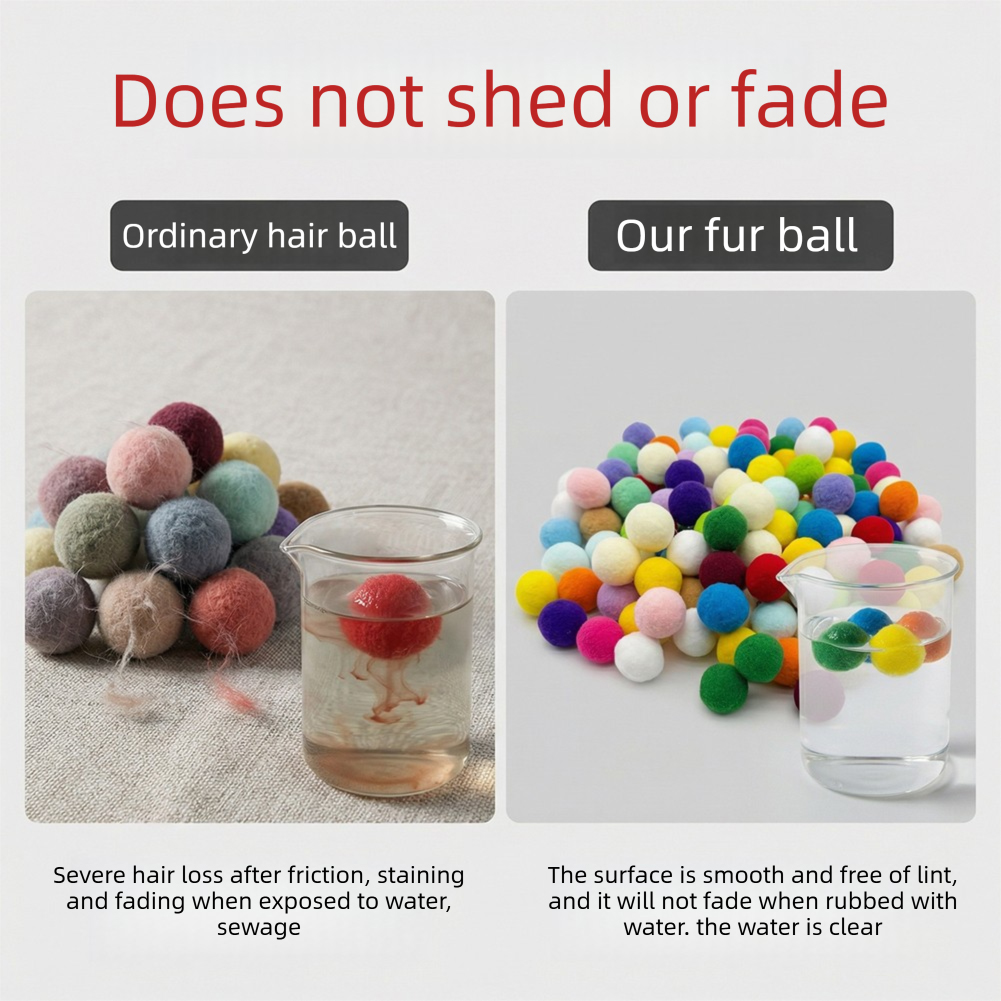 Meerkleurige Craft Pompom Ball - Art Craft Cat recensie en prijs
