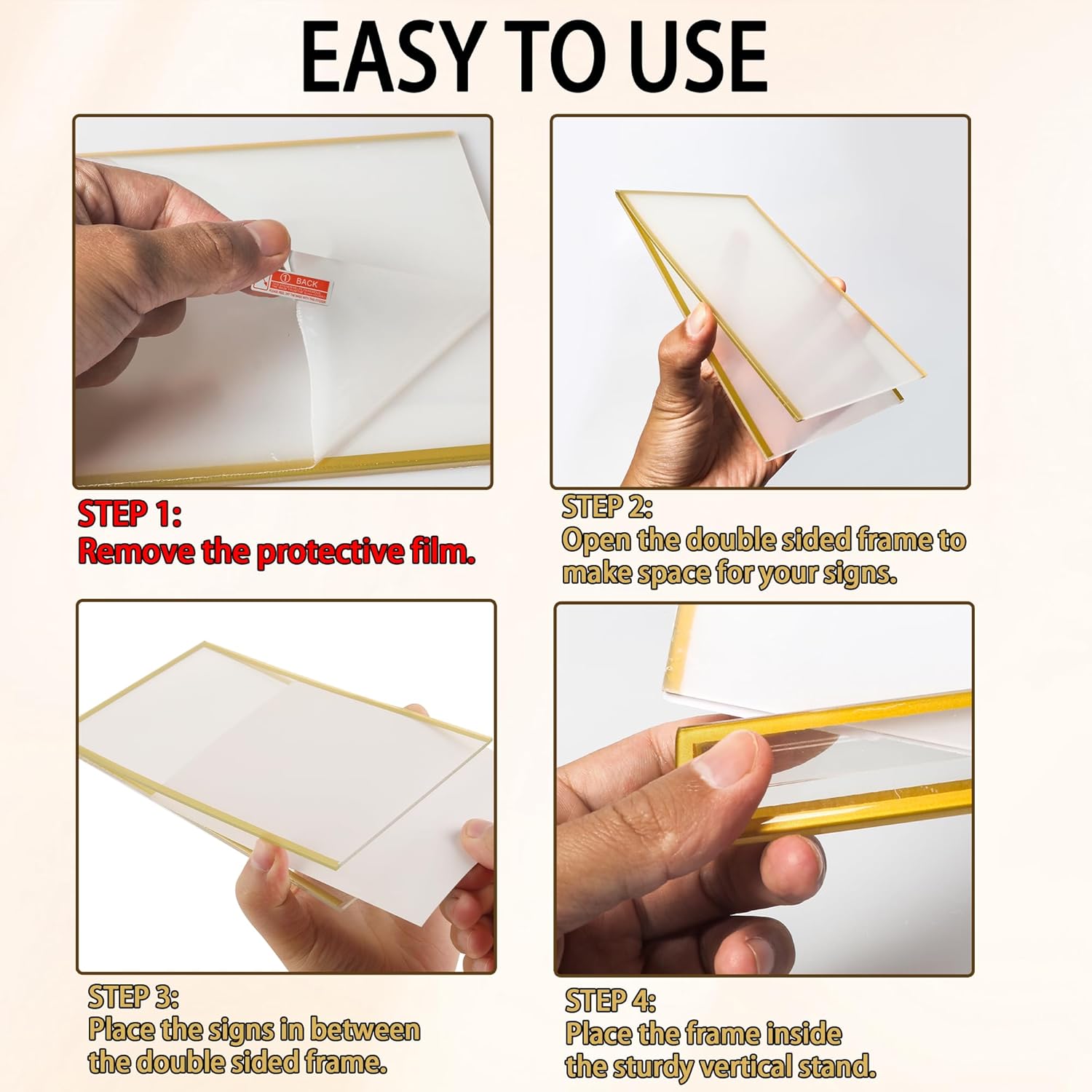 4x6 inch acryl tekenhouder met - Art Craft Movement recensie en prijs