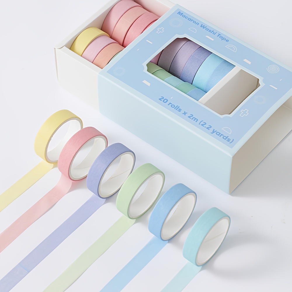 20 rollen macarontape, 0,4 inc - Art Craft Stationery recensie en prijs
