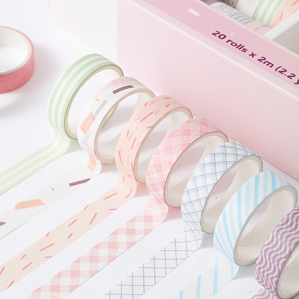20 rollen macarontape, 0,4 inc - Art Craft Stationery recensie en prijs