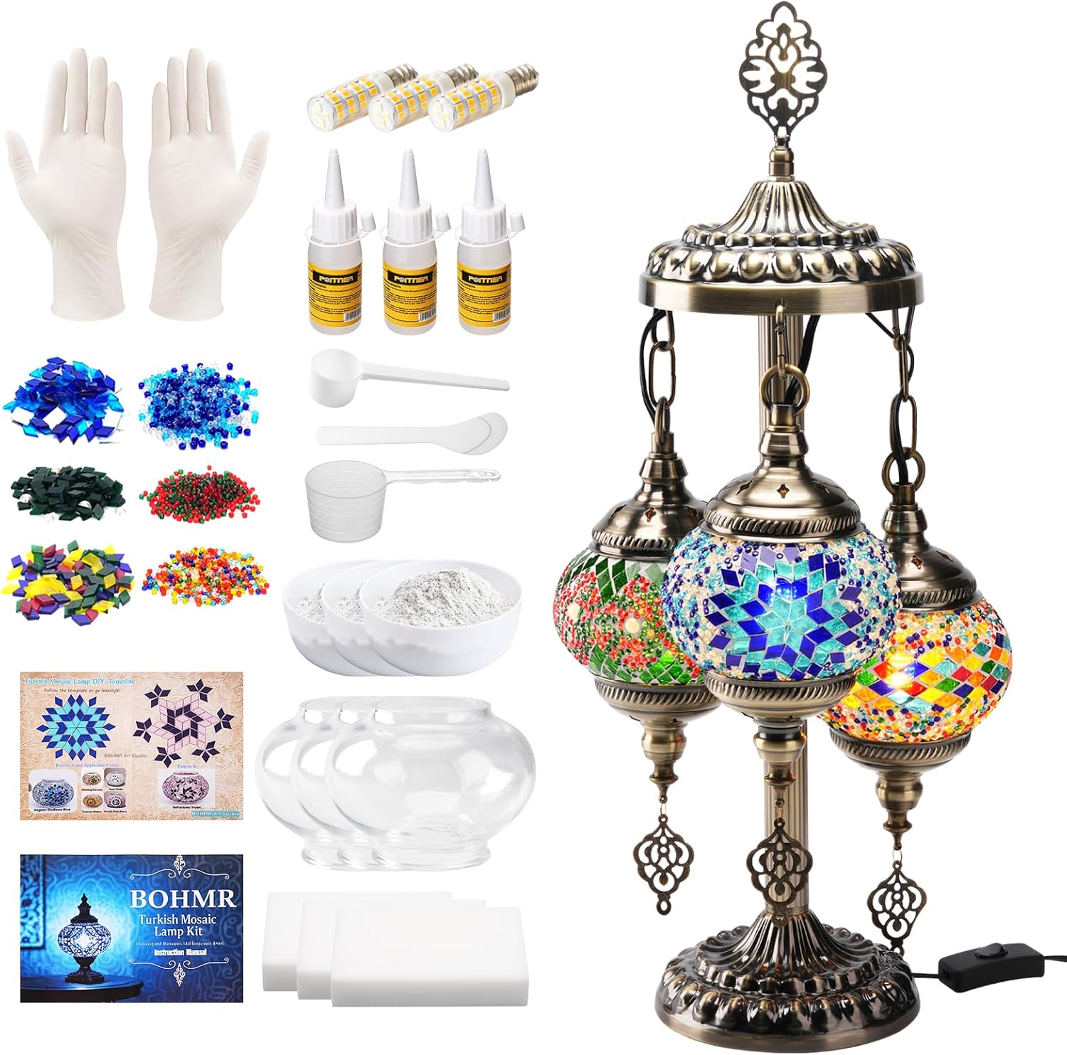 DIY 3-delige Turkse mozaïeklam - Art Craft & Architecture recensie en prijs