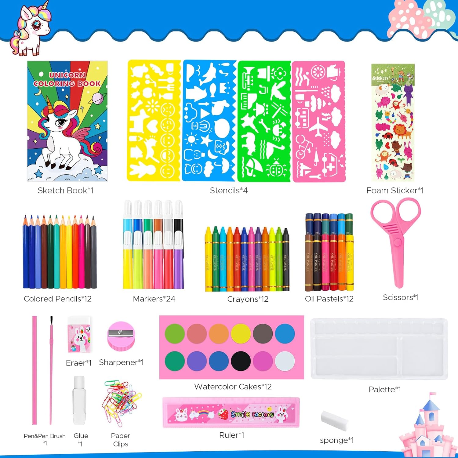 Kleurboekset voor kinderen, di - Watercolor Brush Pen recensie en prijs