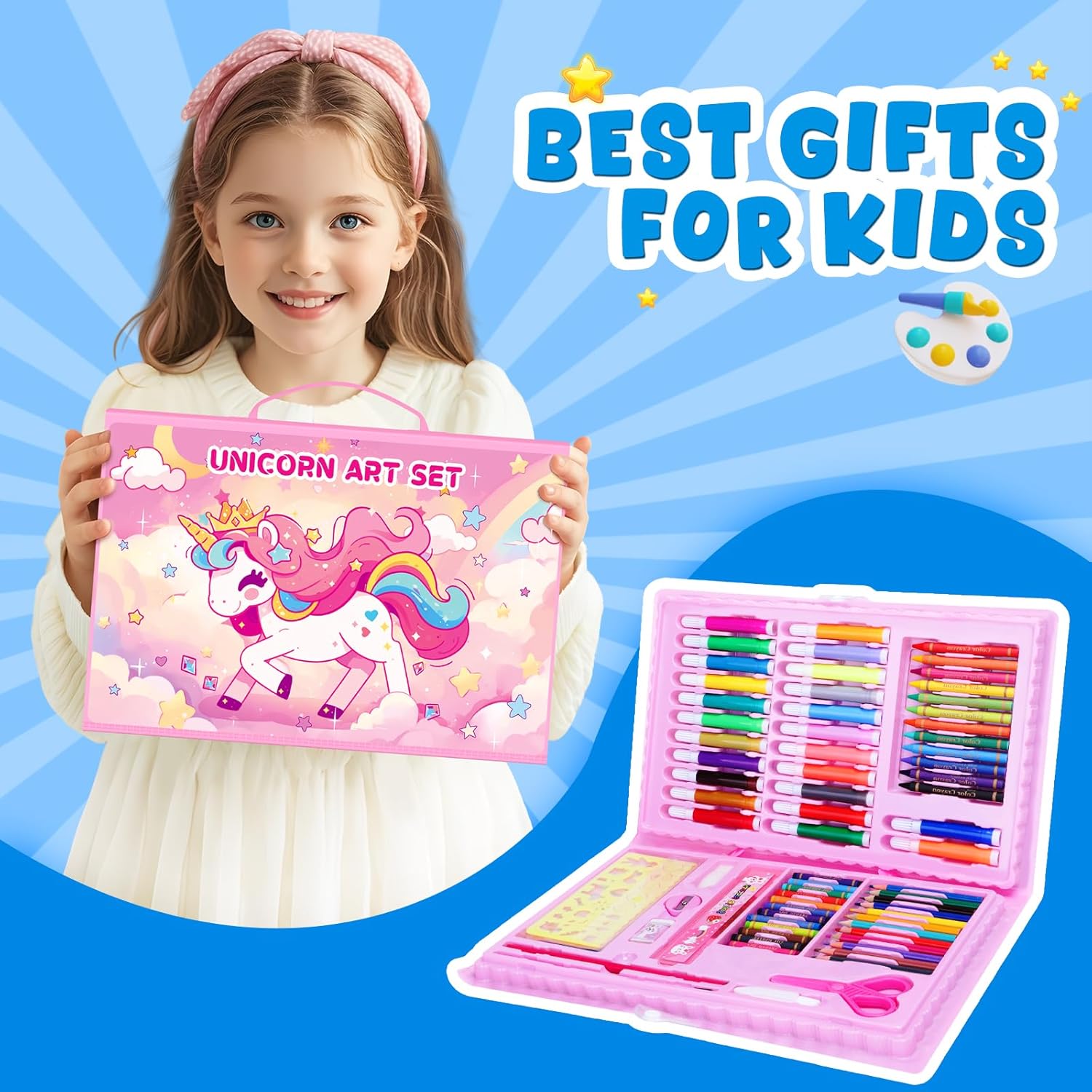 Kleurboekset voor kinderen, di - Watercolor Brush Pen recensie en prijs