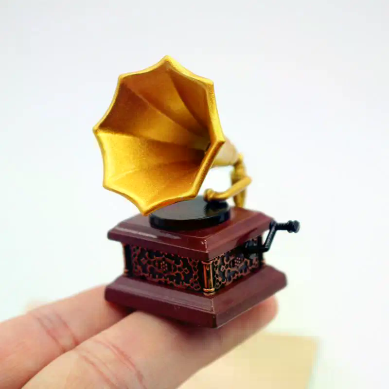 Poppenhuis Vintage Fonograaf M - Art Craft House recensie en prijs