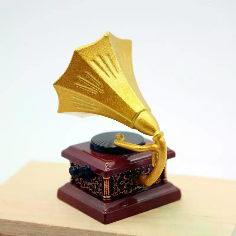 Poppenhuis Vintage Fonograaf M - Art Craft House recensie en prijs