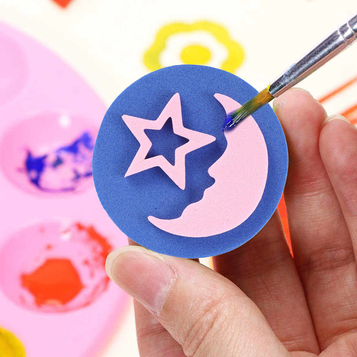 12-delige set schilderstempels - Art Craft Toddlers recensie en prijs