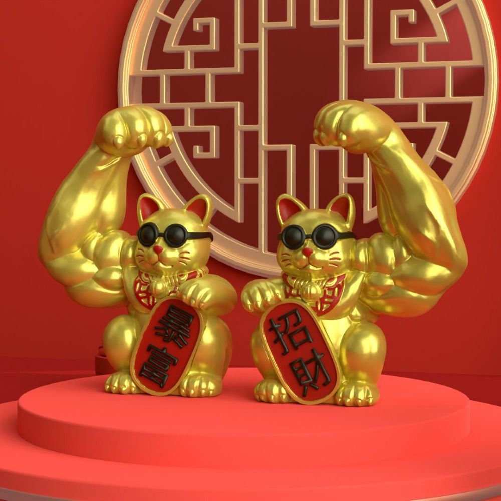 Home Powered Muscle Arm Lucky  - Art Craft Cat recensie en prijs