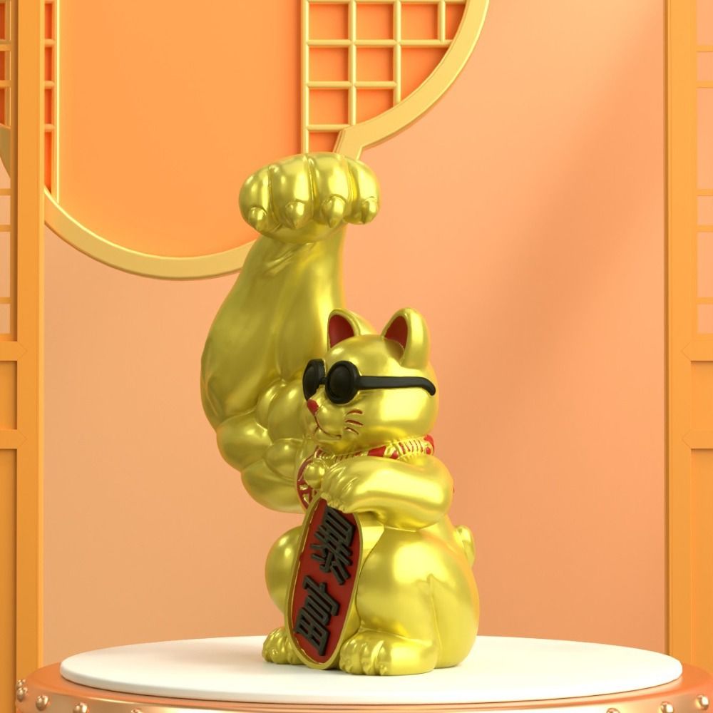 Home Powered Muscle Arm Lucky  - Art Craft Cat recensie en prijs