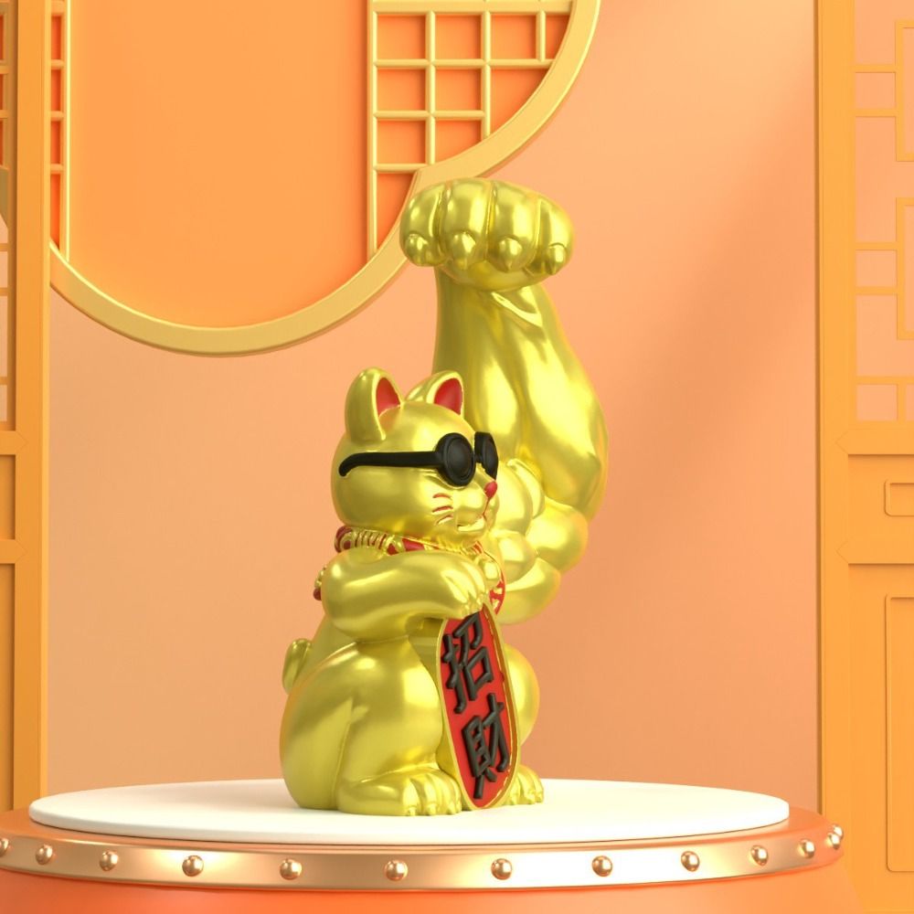 Home Powered Muscle Arm Lucky  - Art Craft Cat recensie en prijs