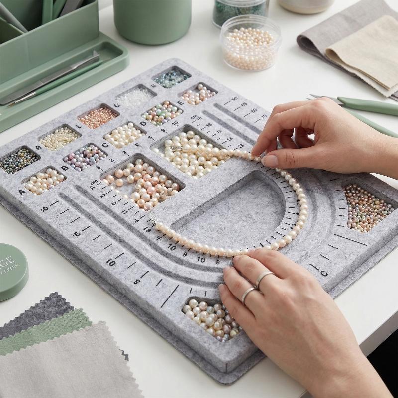 Vilt kralenmat rechthoekig vil - Art Craft Board recensie en prijs