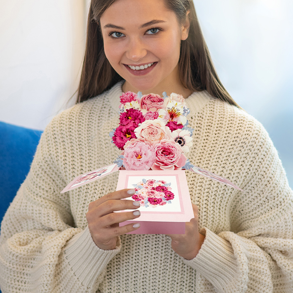 3D Rose pop-up kaart met envel - Art Craft Movement recensie en prijs