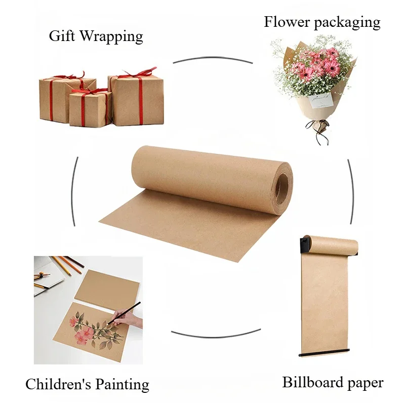 YITAPE 30cm*5M Bruine Kraftpap - Art Craft Movement recensie en prijs