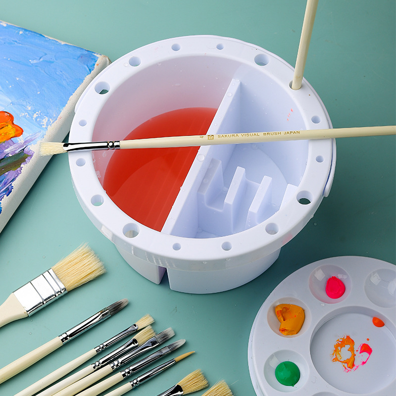 3-in-1 borstelwasemmer met pal - Watercolor Brush Pen recensie en prijs