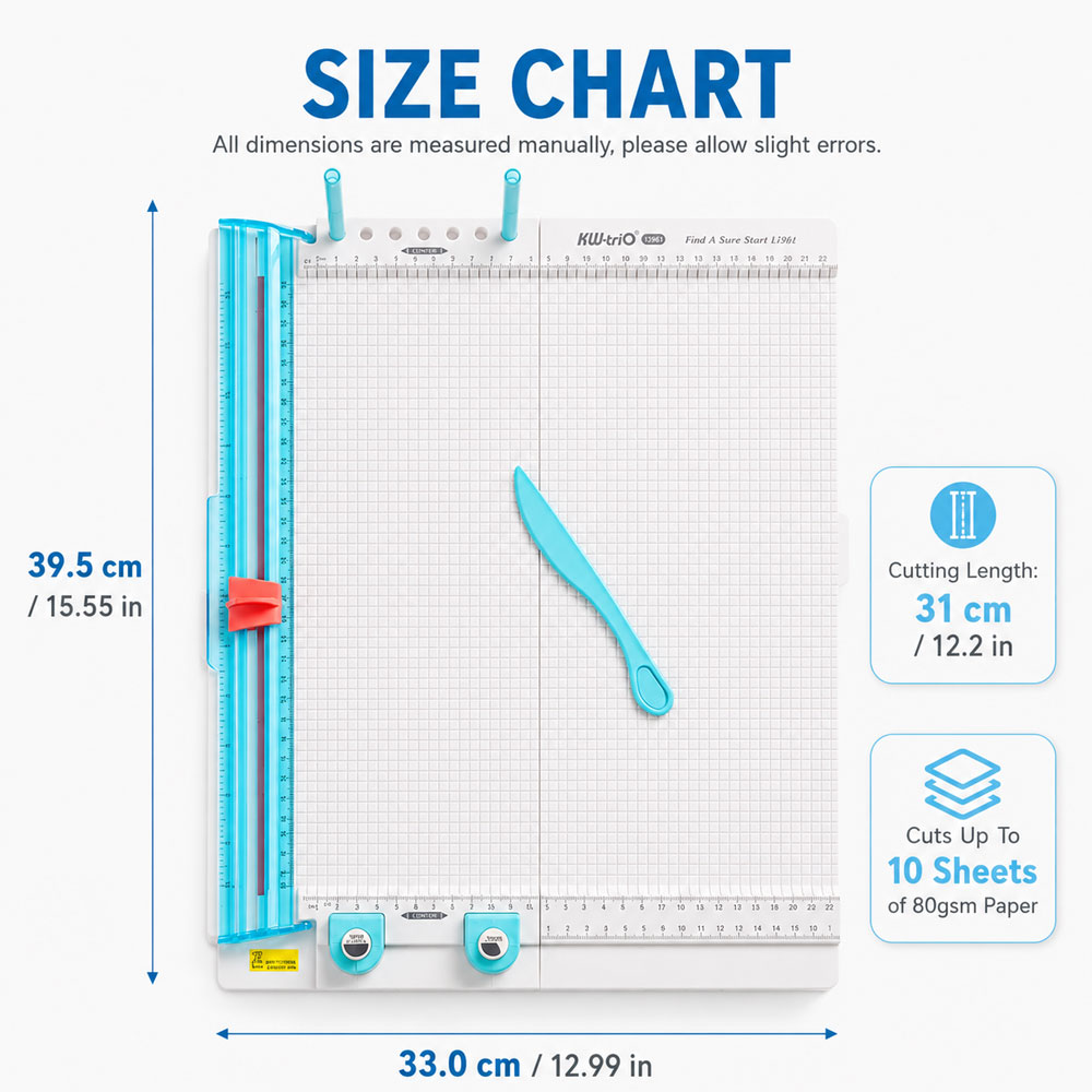 7-in-1 papiertrimmer & vouwbor - Art Craft Board recensie en prijs