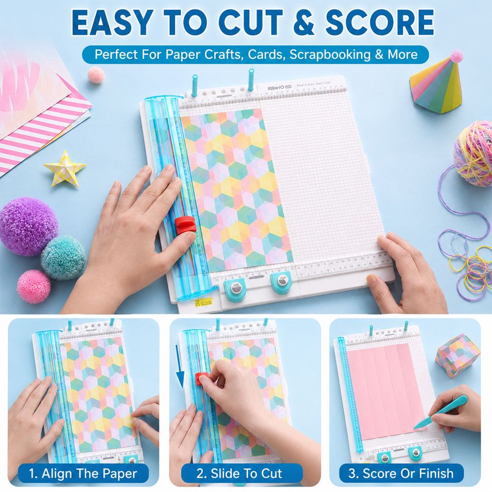 7-in-1 papiertrimmer & vouwbor - Art Craft Board recensie en prijs