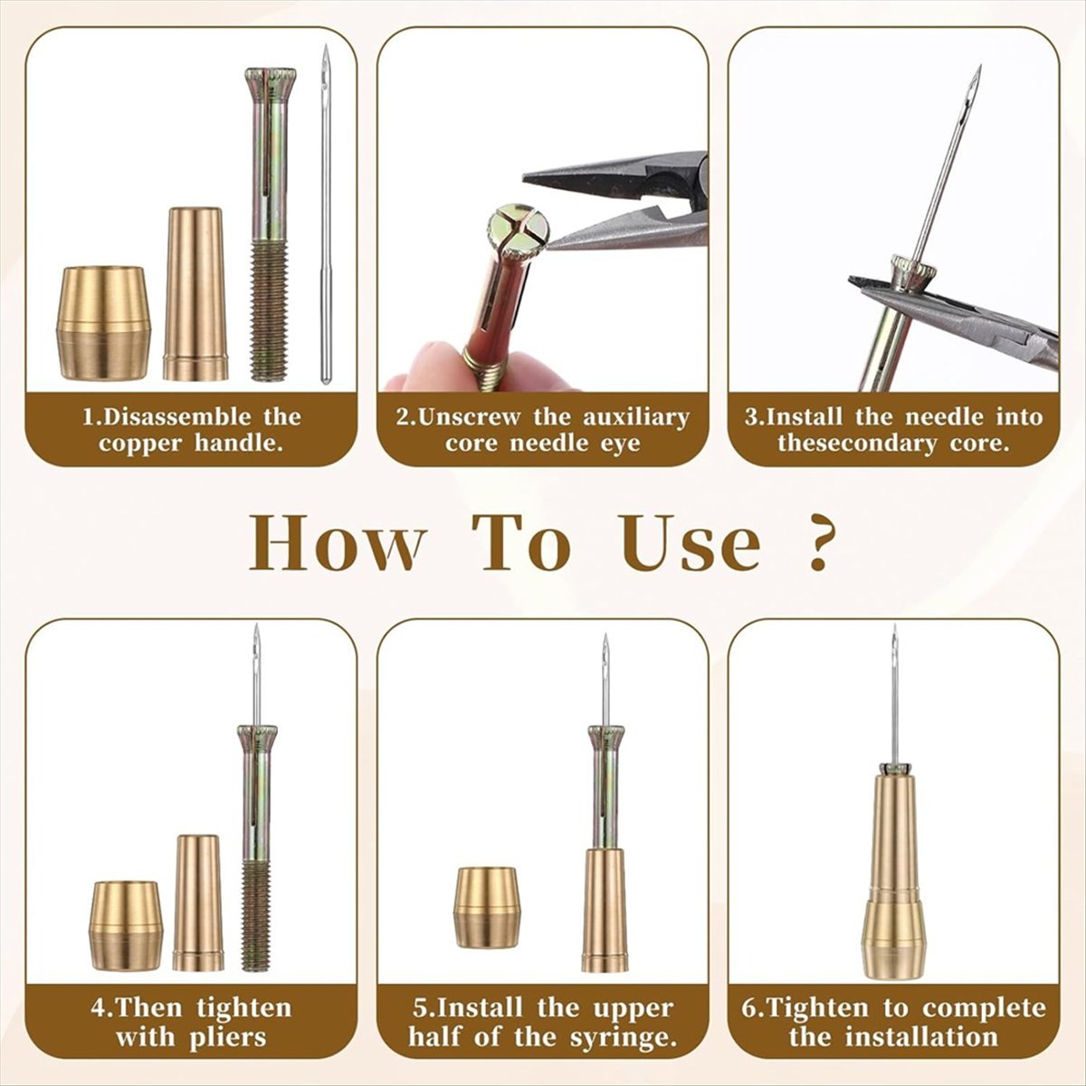 9-delige lederen naaipriemkit  - Leather Tooling Kit recensie en prijs