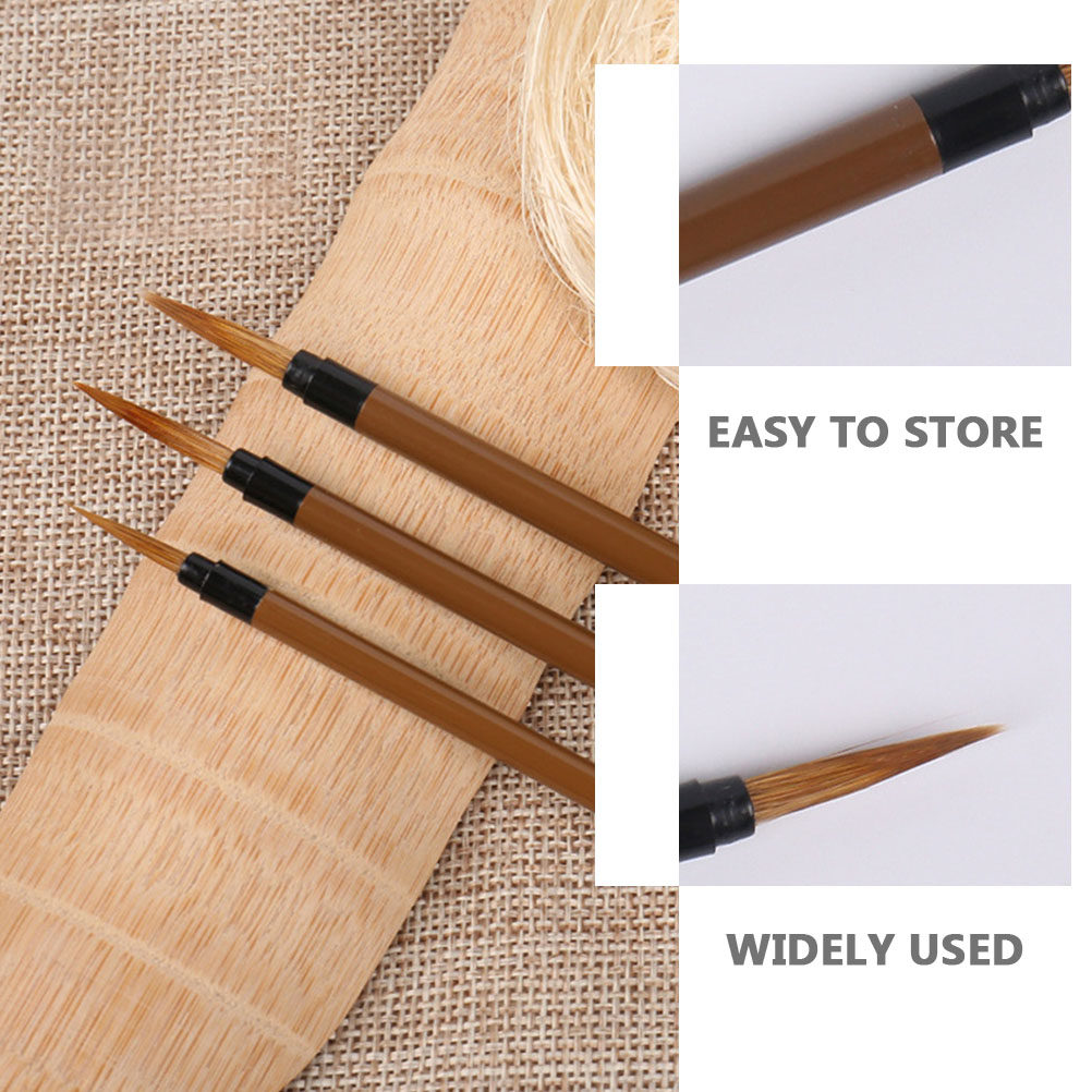 3 stuks Wolf Hair Line tekenpe - Watercolor Brush Pen recensie en prijs