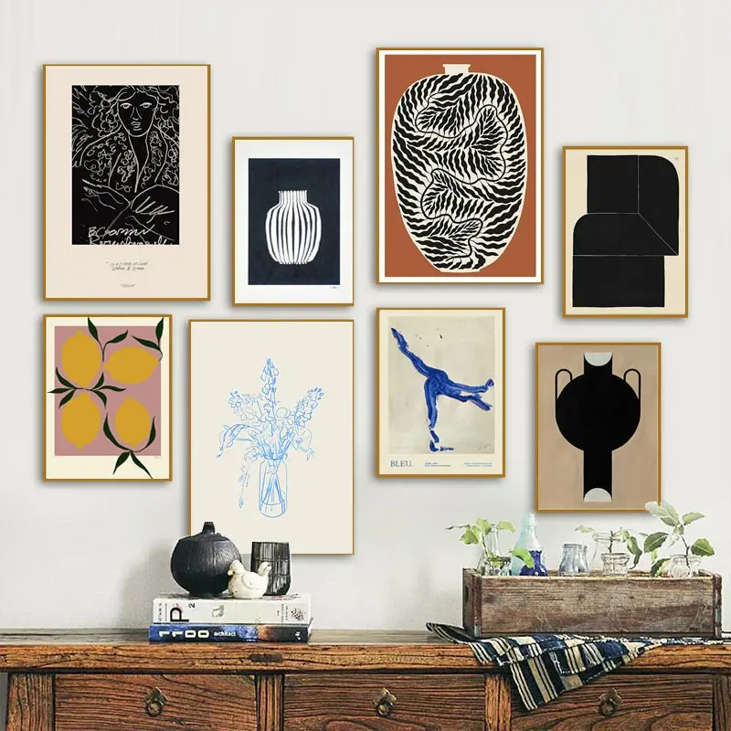 Abstract minimalisme citroenva - Art Craft Vase recensie en prijs