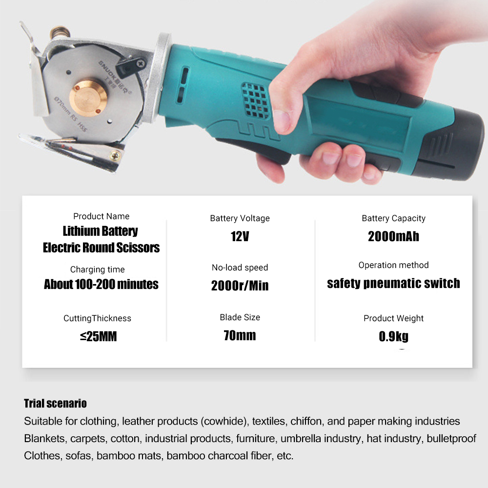 12V Elektrische Ronde Schaar D - Leather Tooling Kit recensie en prijs