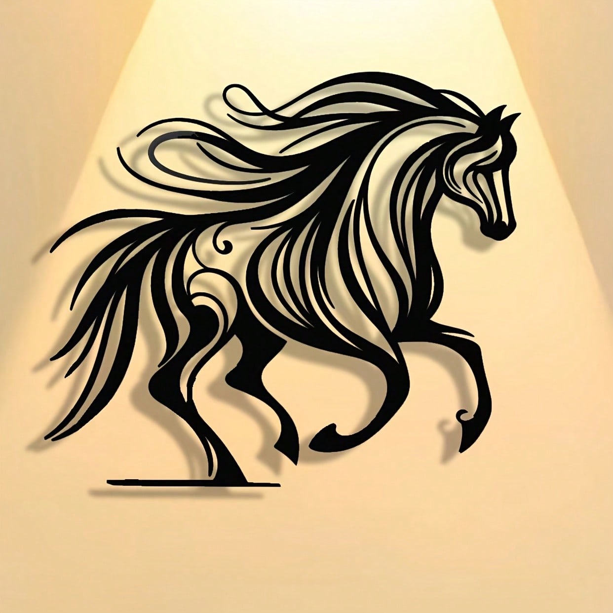 Merkpaardensport Metalen wandk - Art Craft Logo recensie en prijs