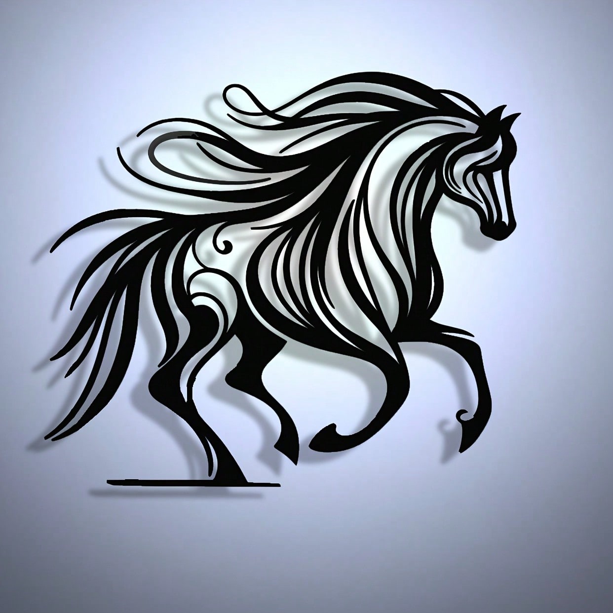 Merkpaardensport Metalen wandk - Art Craft Logo recensie en prijs