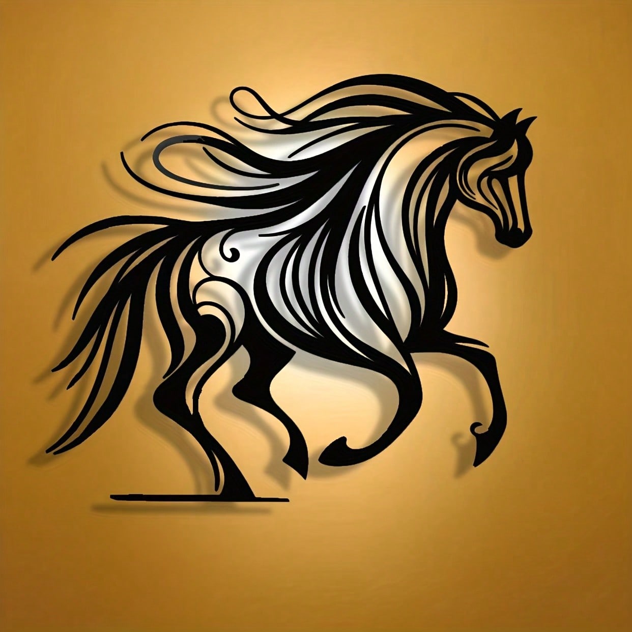 Merkpaardensport Metalen wandk - Art Craft Logo recensie en prijs