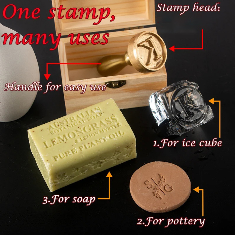 Aangepaste briefpotterijstempe - Art Craft Logo Design recensie en prijs